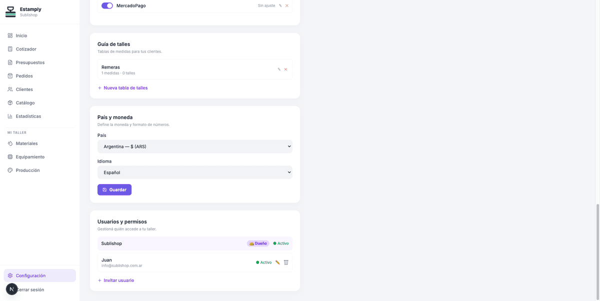 Sua equipe sob controle
